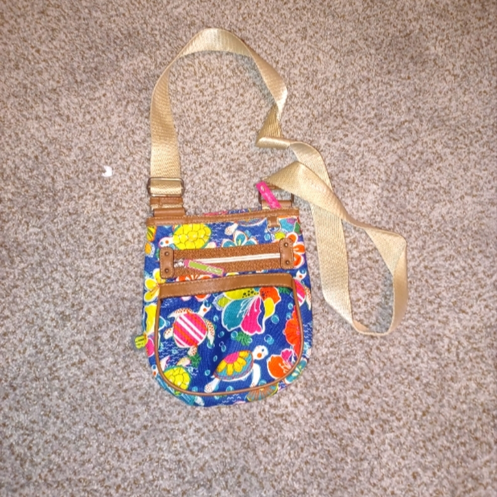 Lily Bloom Turtle Crossbody Purse
